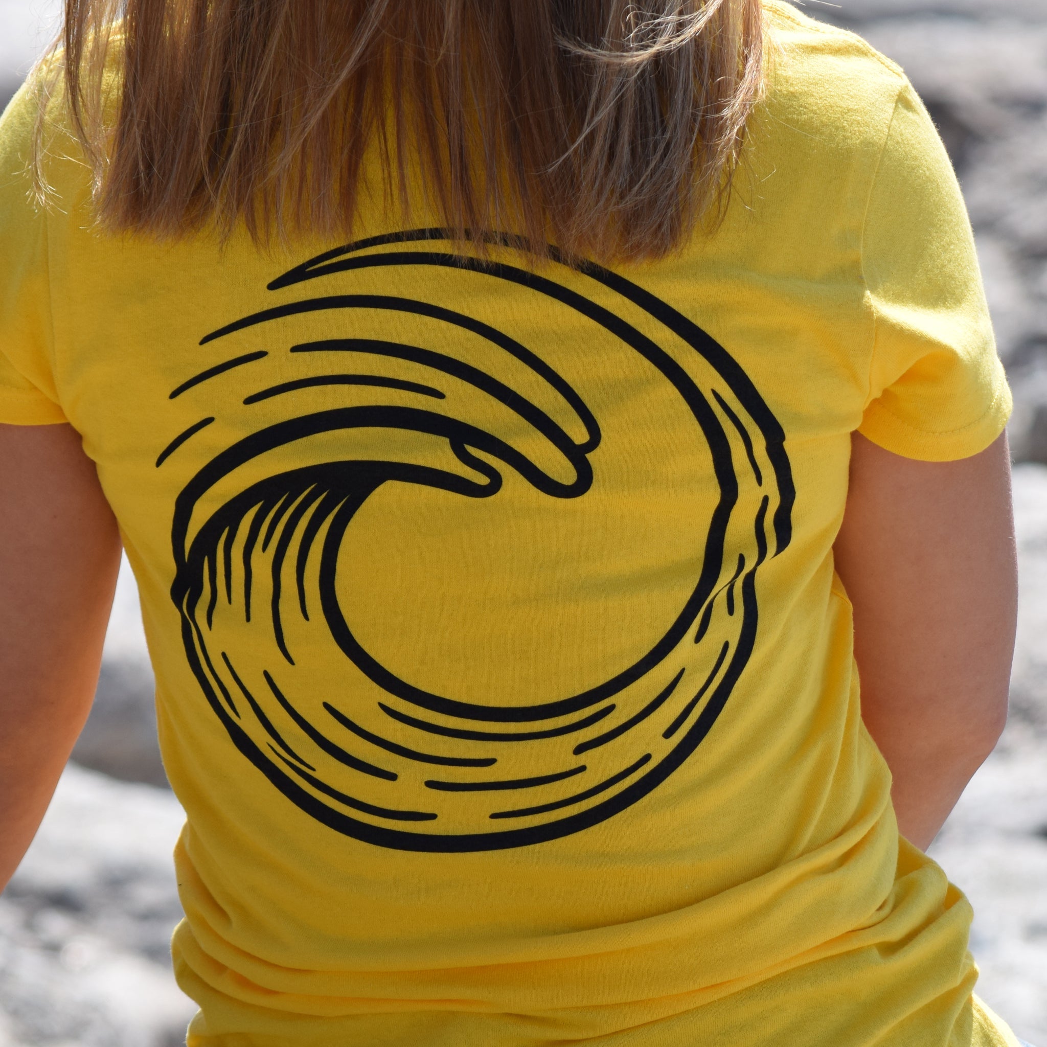 'Big Wave' Womens T-Shirts (Outlet)
