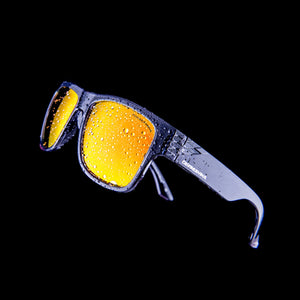 Harper Pro "Crystal Grey" With "Revo Red/Orange" Lenses