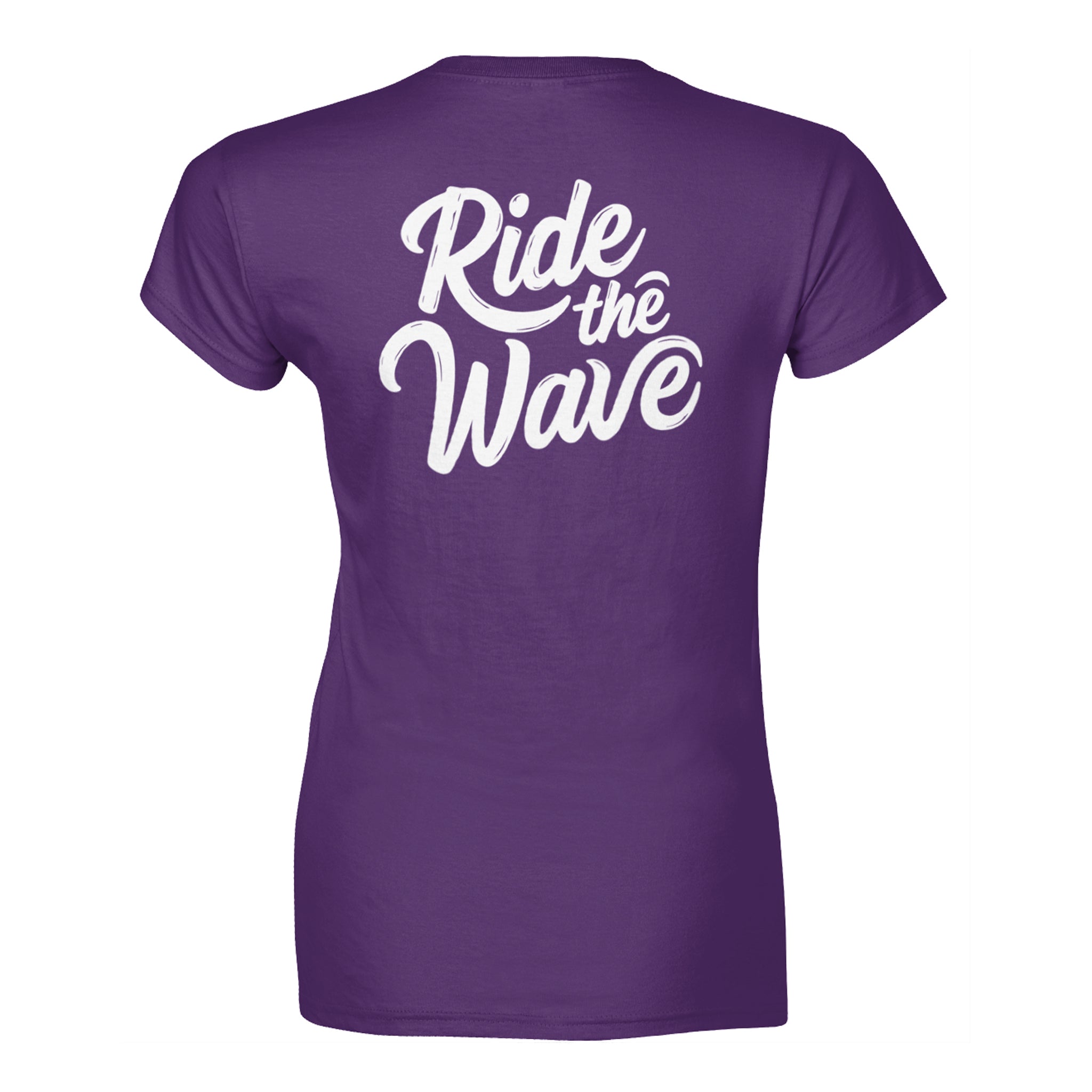 'Ride the Wave' Womens T-Shirt (White Water Edition) Outlet
