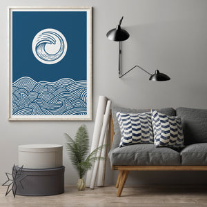 'Stormy Seas' Wall Print